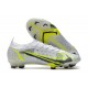 Nike Mercurial Vapor XIV Elite FG White Black Metallic Silver Volt