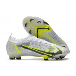 Nike Mercurial Vapor XIV Elite FG White Black Metallic Silver Volt