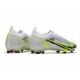 Nike Mercurial Vapor XIV Elite FG White Black Metallic Silver Volt