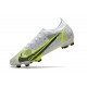 Nike Mercurial Vapor XIV Elite FG White Black Metallic Silver Volt