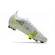 Nike Mercurial Vapor XIV Elite FG White Black Metallic Silver Volt