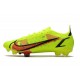 Nike Mercurial Vapor 14 Elite FG Boots Volt Bright Crimson Black