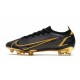 Nike Mercurial Vapor 14 Elite FG Boots Black Gold