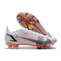 Nike Mercurial Vapor 14 Elite FG Boots White Pink Black