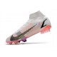 Nike Mercurial Superfly VIII Elite DF FG White Black Crimson Pink Blast