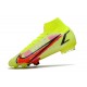 Nike Mercurial Superfly VIII Elite DF FG Volt Bright Crimson Black