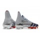 adidas Predator Freak + FG Shoes Silver Metallic Core Black Scarlet