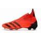 adidas Predator Freak + FG Shoes Red Core Black Solar Red