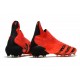 adidas Predator Freak + FG Shoes Red Core Black Solar Red