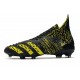 adidas Predator Freak + FG Shoes Black Yellow