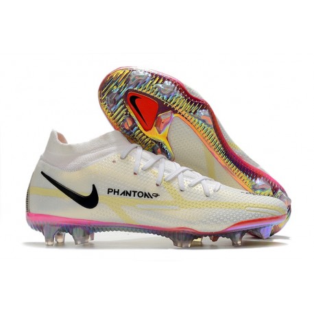 Nike Phantom GT2 Elite DF FG Motivation - White Crimson Volt Black