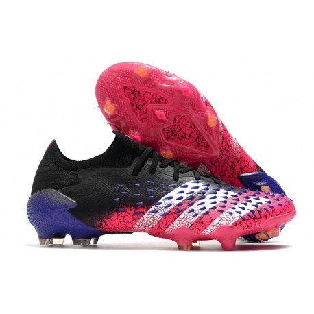 adidas Predator Freak.1 Low Cut FG Core Black White Shock Pink