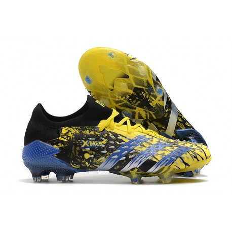 adidas Predator Freak.1 Low Cut FG X-Men Wolverine - Bright Yellow Silver Metallic Core Black