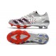 adidas Predator Freak.1 Low Cut FG Silver Metallic Core Black Scarlet