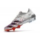 adidas Predator Freak.1 Low Cut FG Silver Metallic Core Black Scarlet