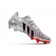 adidas Predator Freak.1 Low Cut FG Silver Metallic Core Black Scarlet