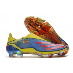 adidas X Ghosted + FG X-Men Cyclops - Blue /Vivid Red/ Bright Yellow LIMITED EDITION