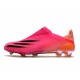 adidas X Ghosted + FG Superspectral - Shock Pink /Core Black /Screaming Orange