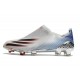 adidas X Ghosted + FG Showpiece - Silver Metallic /Core Black /Scarlet